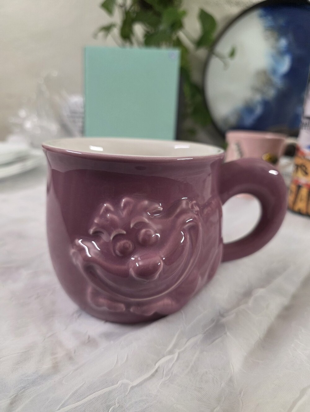 Cheshire Cat Large Coffee Mug Cup 3D Disney Alice in Wonderland Collector